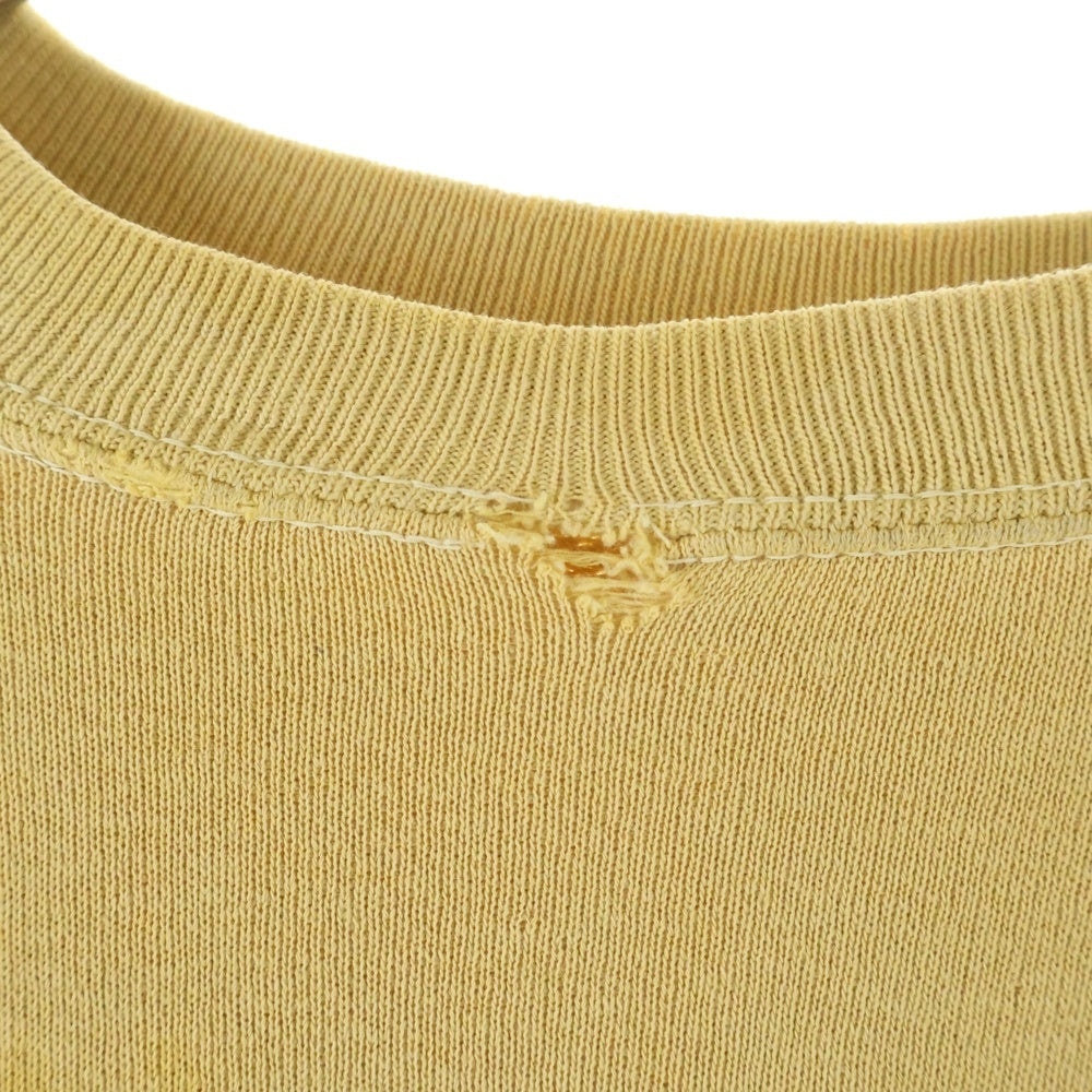 VINTAGE(ヴィンテージ) 50S ALPINE CAMP PULLOVER SWEAT 袖ステッチ貫通 プルオーバー スウェット トレーナー イエロー