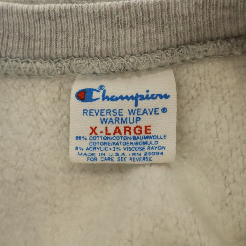 CHAMPION(チャンピオン) 80S REVERSE WEAVE FAIRFIELD PULLOVER SWEAT リバースウィーブ フェアフィールド トリコタグ後期 裏起毛 染み込み プルオーバー スウェット トレーナー グレー