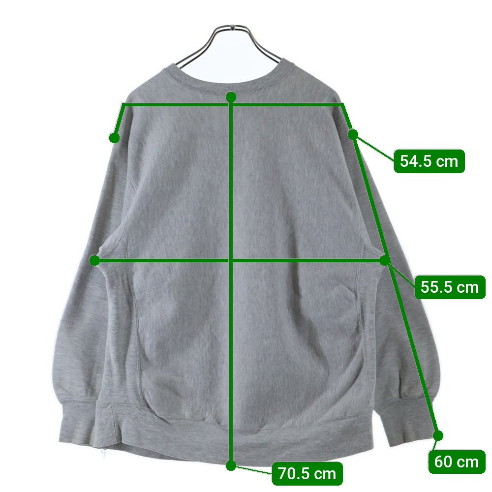 CHAMPION(チャンピオン) 80S REVERSE WEAVE BOSTON UNIVERSITY PULLOVER SWEAT リバースウィーブ ボストン トリコタグ後期 裏起毛 染み込み プルオーバー スウェット トレーナー グレー