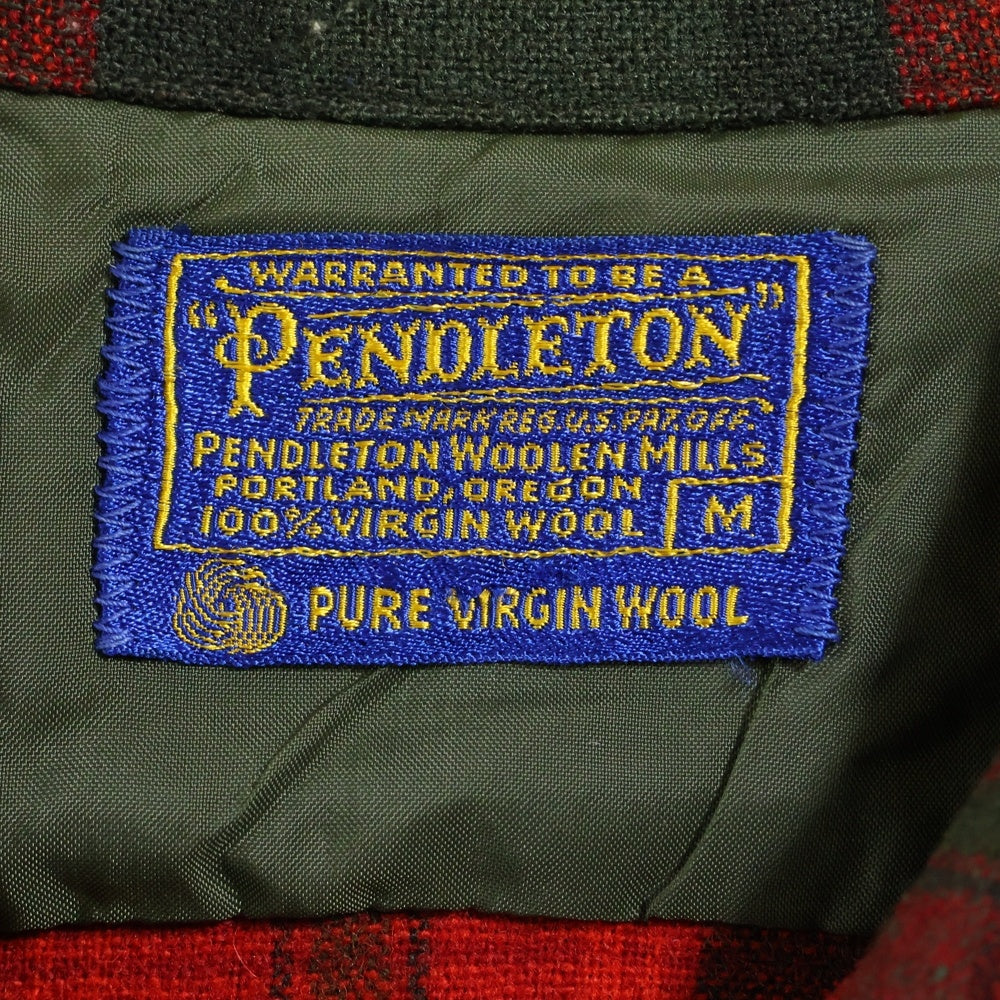 PENDLETON(ペンドルトン) 50S VNTAGE WOOL L/S CHECK SHIRT ヴィンテージ ウール チェック 長袖シャツ レッド/カーキ/ブラック