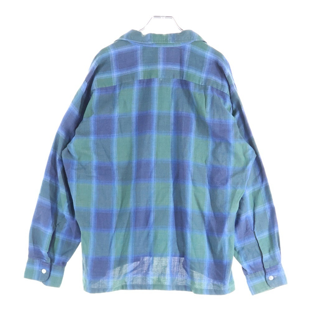 PENNEYS TOWNCRAFT(ぺニーズタウンクラフト) 60S VINTAGE OMBRE L/S CHECK SHIRT ヴィンテージ オンブレ チェック 長袖シャツ ブルー/グリーン