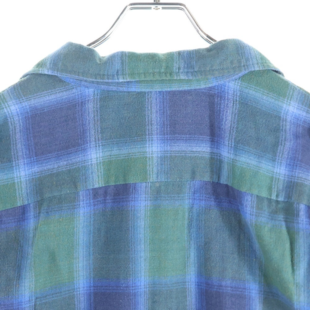 PENNEYS TOWNCRAFT(ぺニーズタウンクラフト) 60S VINTAGE OMBRE L/S CHECK SHIRT ヴィンテージ オンブレ チェック 長袖シャツ ブルー/グリーン