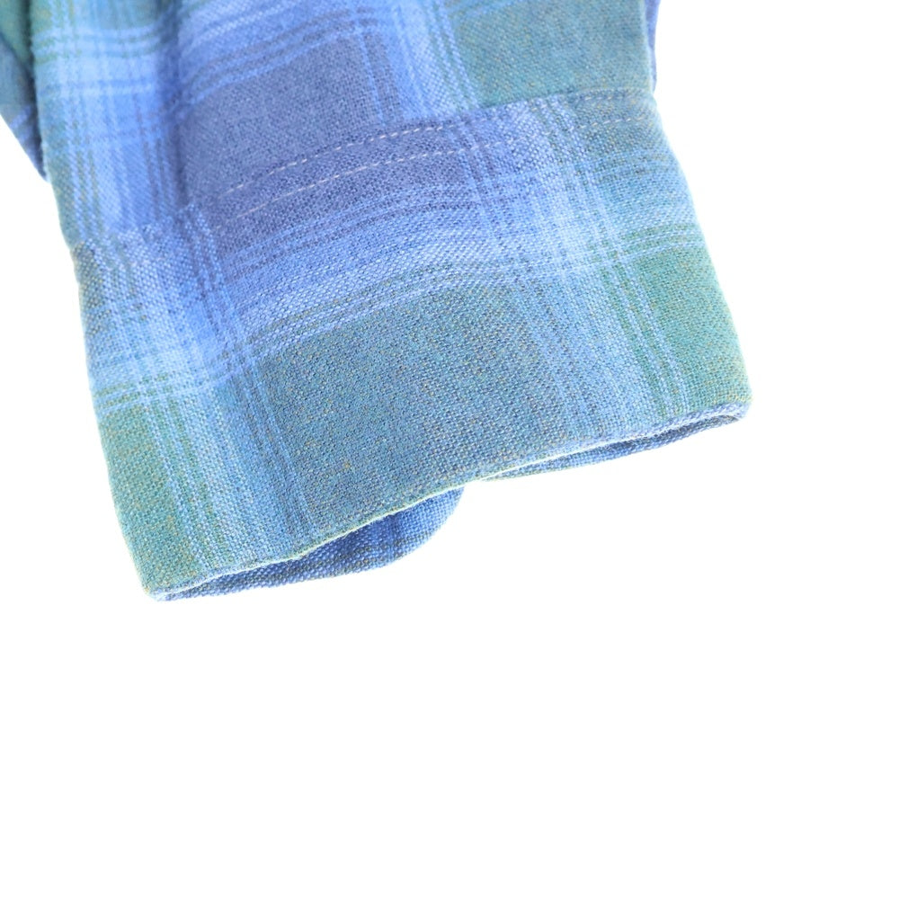 PENNEYS TOWNCRAFT(ぺニーズタウンクラフト) 60S VINTAGE OMBRE L/S CHECK SHIRT ヴィンテージ オンブレ チェック 長袖シャツ ブルー/グリーン