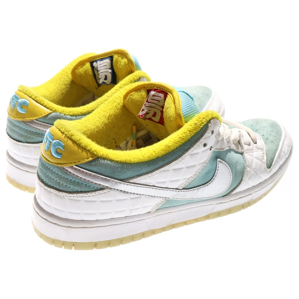 NIKE(ナイキ) × FTC フットザコーチャー SB DUNK LOW ダンク ロウ ローカット スニーカー ブルー/ホワイト/イエロー US10/28cm DH7687-400