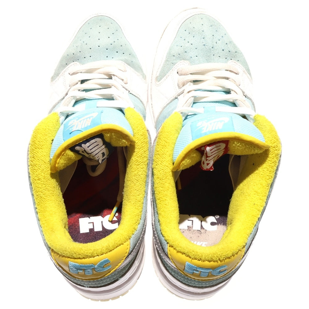 NIKE(ナイキ) × FTC フットザコーチャー SB DUNK LOW ダンク ロウ ローカット スニーカー ブルー/ホワイト/イエロー US10/28cm DH7687-400