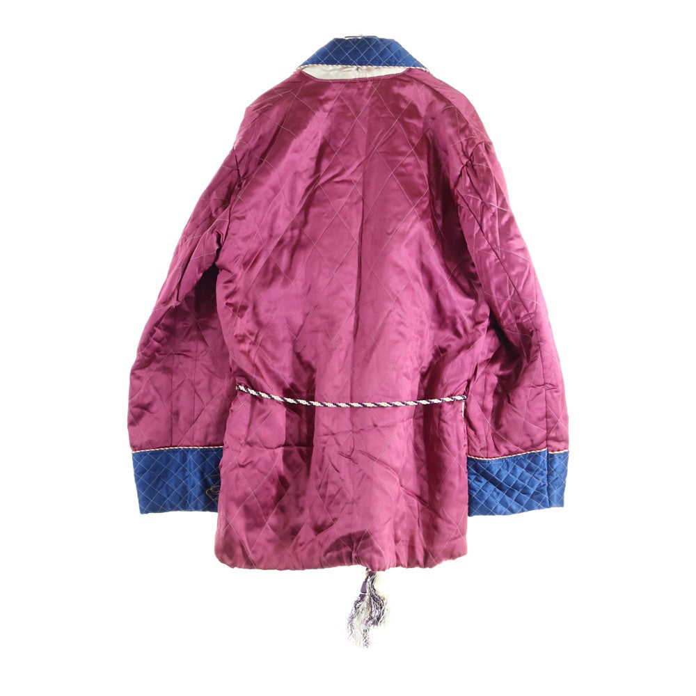 VINTAGE(ヴィンテージ) 40S GUILTING SUKA GOWN JACKET DRAGON 龍 刺繍 スカガウン ブルー/ボルドー