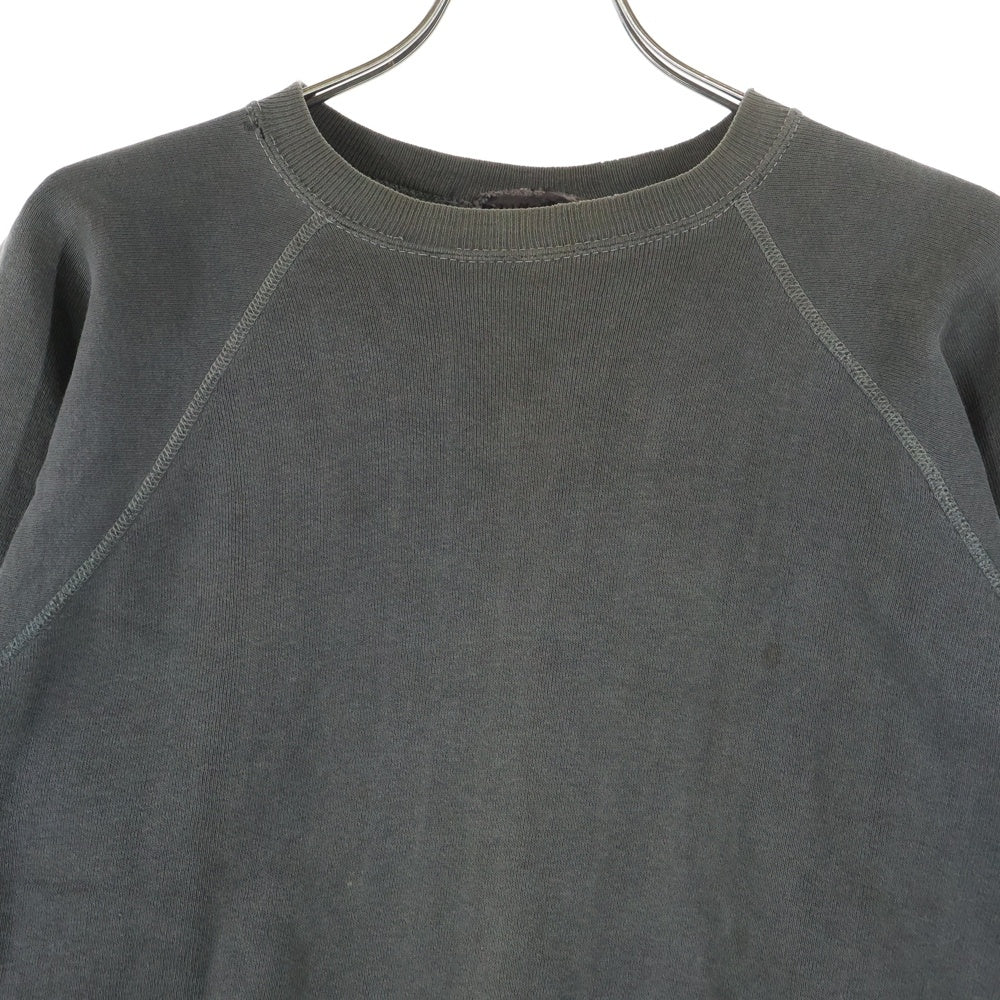 VINTAGE(ヴィンテージ) 60-70s 無地クルーネックスウェット ダークグレー 長袖トレーナー