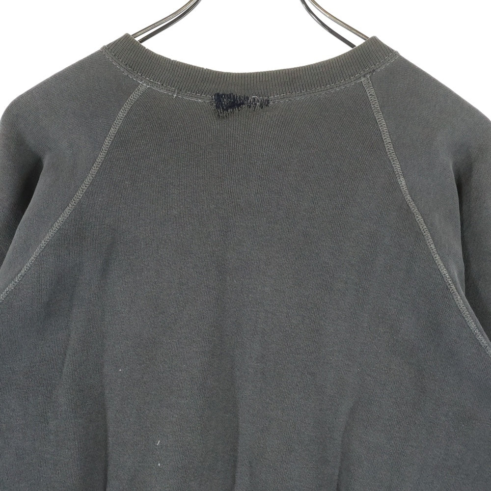 VINTAGE(ヴィンテージ) 60-70s 無地クルーネックスウェット ダークグレー 長袖トレーナー