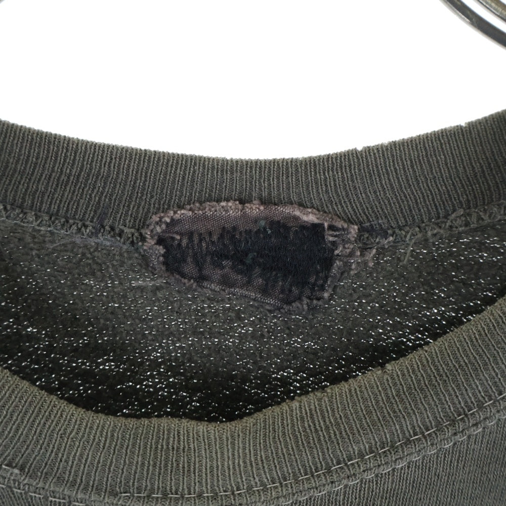 VINTAGE(ヴィンテージ) 60-70s 無地クルーネックスウェット ダークグレー 長袖トレーナー