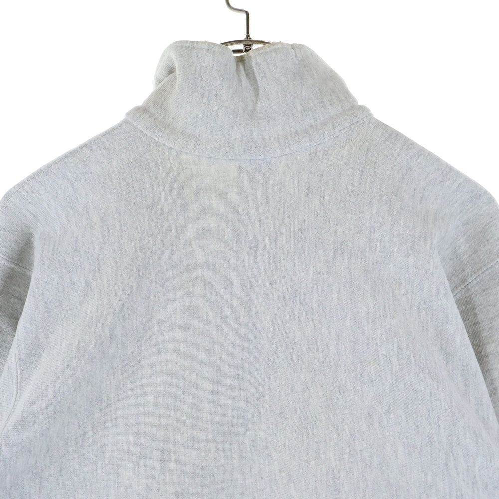 CHAMPION(チャンピオン) 80-90s REVERSE WEAVE WHEATON COLLEGE ハーフスナップボタン C刻印 スウェットトレーナー 長袖 グレー