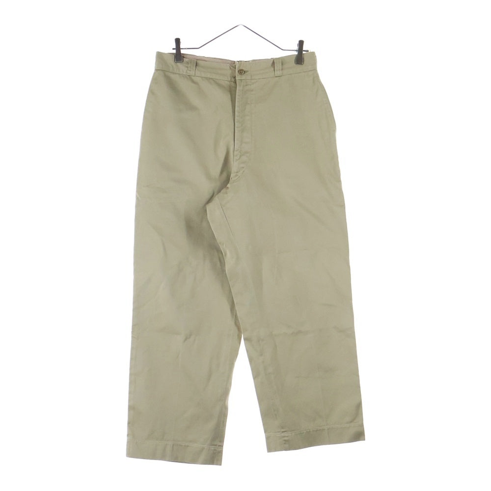 VINTAGE(ヴィンテージ) 60-70s US MILITARY チノトラウザーズ RAPID ZIP チノベージュ アーミーチノ ミリタリーパンツ