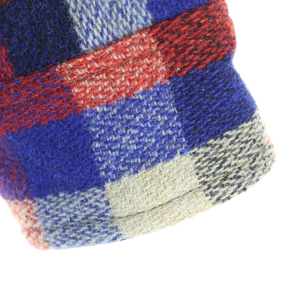 VINTAGE(ヴィンテージ) JOEMCCOY OUTDOORSMEN SPORTSWEAR チェック柄 ヘビー長袖シャツ Lot11 レッド/ブルー