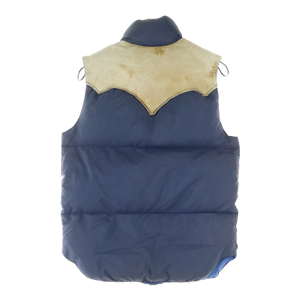 ROCKY MOUNTAIN(ロッキーマウンテン) 70s VINTAGE DOWN VEST ヴィンテージ ダウンベスト ベージュ/ネイビー