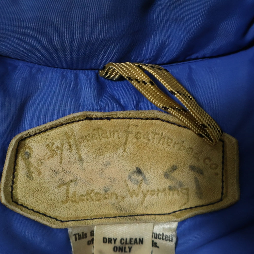 ROCKY MOUNTAIN(ロッキーマウンテン) 70s VINTAGE DOWN VEST ヴィンテージ ダウンベスト ベージュ/ネイビー