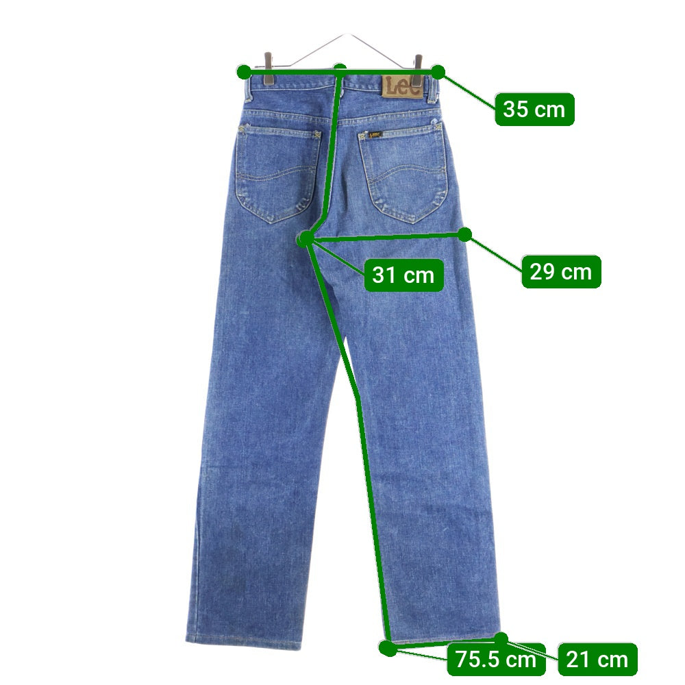 LEE(リー) 70s RIDERS 200-0041 リベット大文字刻印 42TALONZIP デニムパンツ ブルー