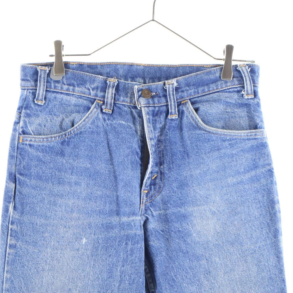 Levi's(リーバイス) 70s 684-0217 ボタン裏16 USA製 42TALONZIP オレンジタブ ビッグベル フレアデニムパンツ ジーンズ ブルー