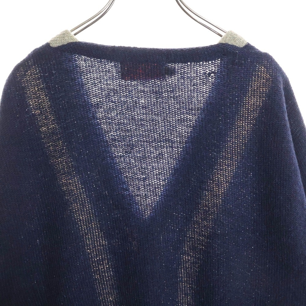 VINTAGE(ヴィンテージ) 60S ROMA WOOL ALPACA CARDIGAN ローマ ウール アルパカ カーディガン ネイビー/ホワイト