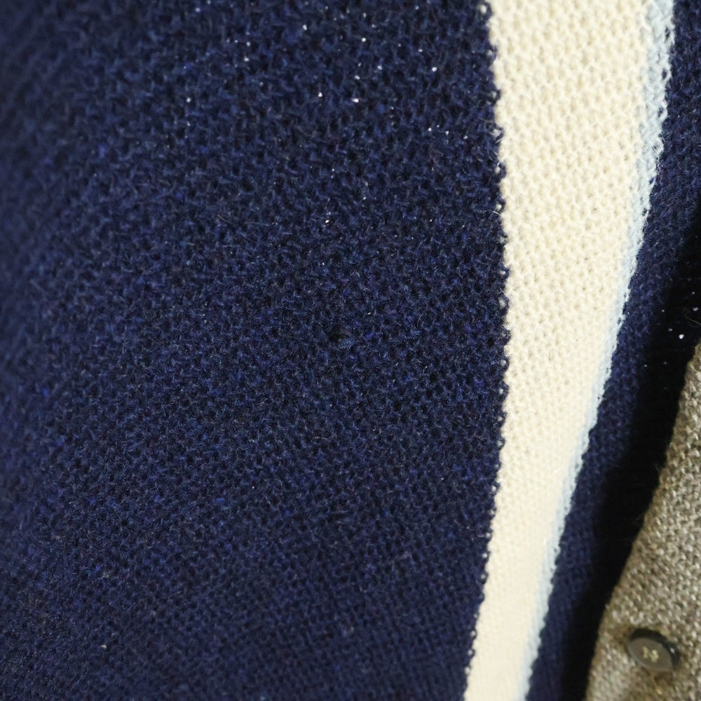 VINTAGE(ヴィンテージ) 60S ROMA WOOL ALPACA CARDIGAN ローマ ウール アルパカ カーディガン ネイビー/ホワイト