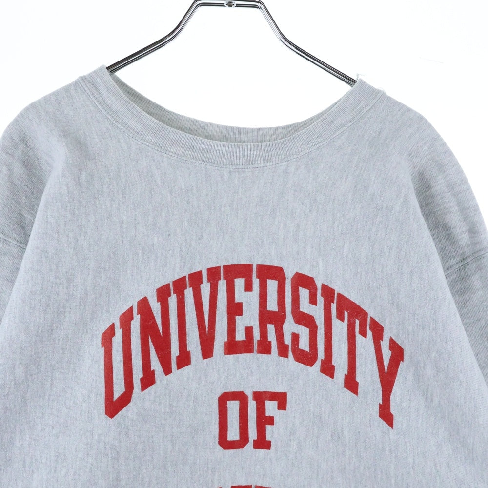 CHAMPION(チャンピオン) 90S REVERSE WEAVE UNIVERSITY OF DAYTON SWEAT リバースウィーブ デイトン カレッジ 3段 プリント 刺繍タグ スウェット グレー