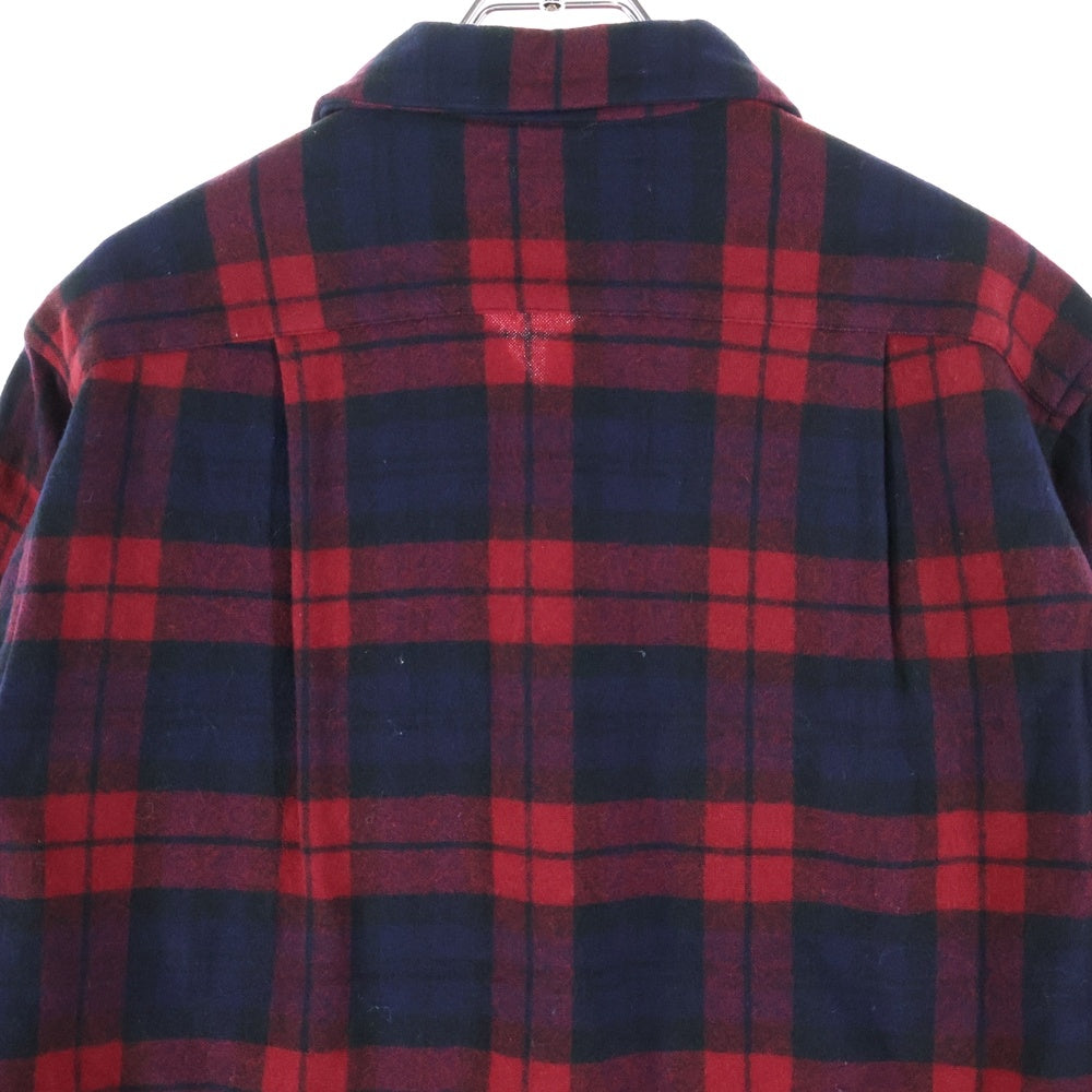 PENDLETON(ペンドルトン) 50S VINTAGE WOOL L/S CHECK SHIRT ヴィンテージ ウール 長袖シャツ レッド/ネイビー