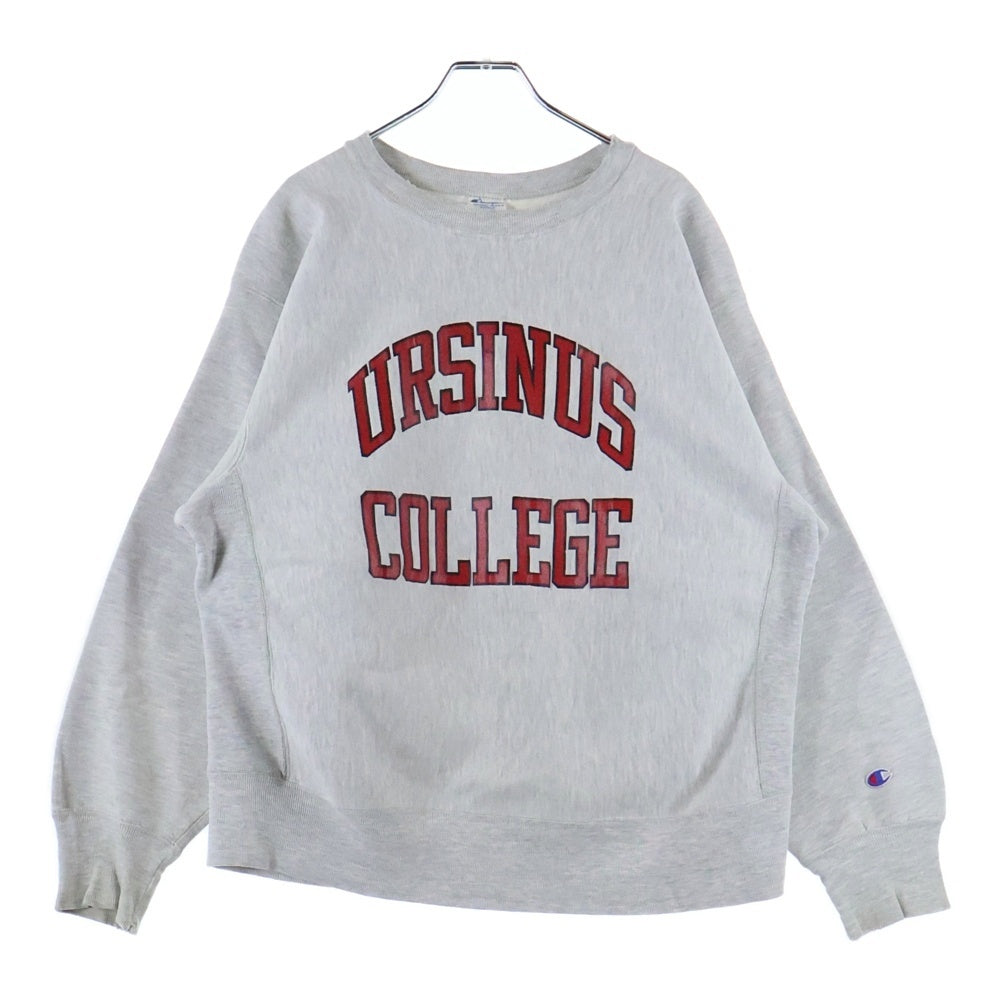 CHAMPION(チャンピオン) 80-90S REVERSE WEAVE URSINUS COLLEGE SWEAT リバースウィーブ アーサイナス プリント トリコタグ後期 スウェット グレー