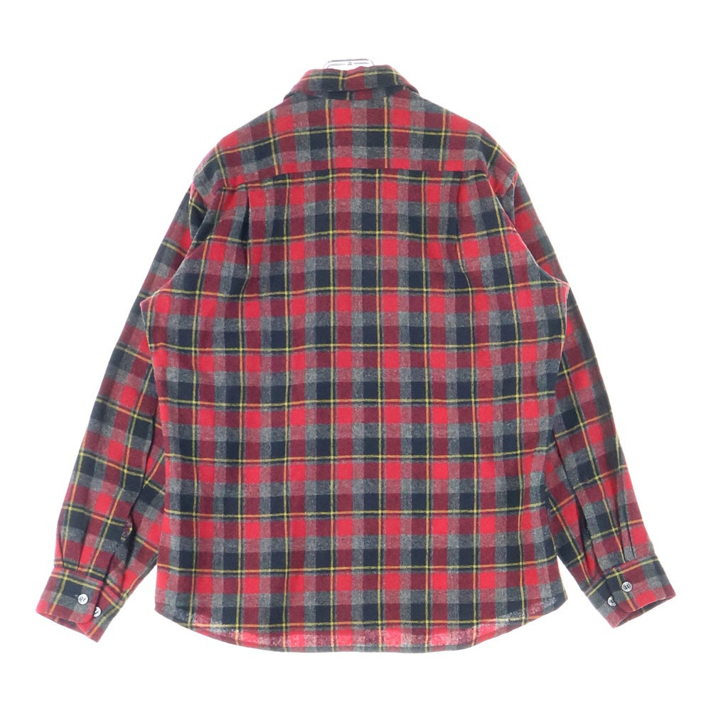 VINTAGE(ヴィンテージ) 50S AMANA WOOL L/S SHIRT アマナ ウール 長袖シャツ レッド/ブラック/イエロー