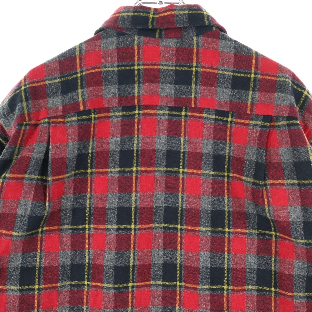 VINTAGE(ヴィンテージ) 50S AMANA WOOL L/S SHIRT アマナ ウール 長袖シャツ レッド/ブラック/イエロー