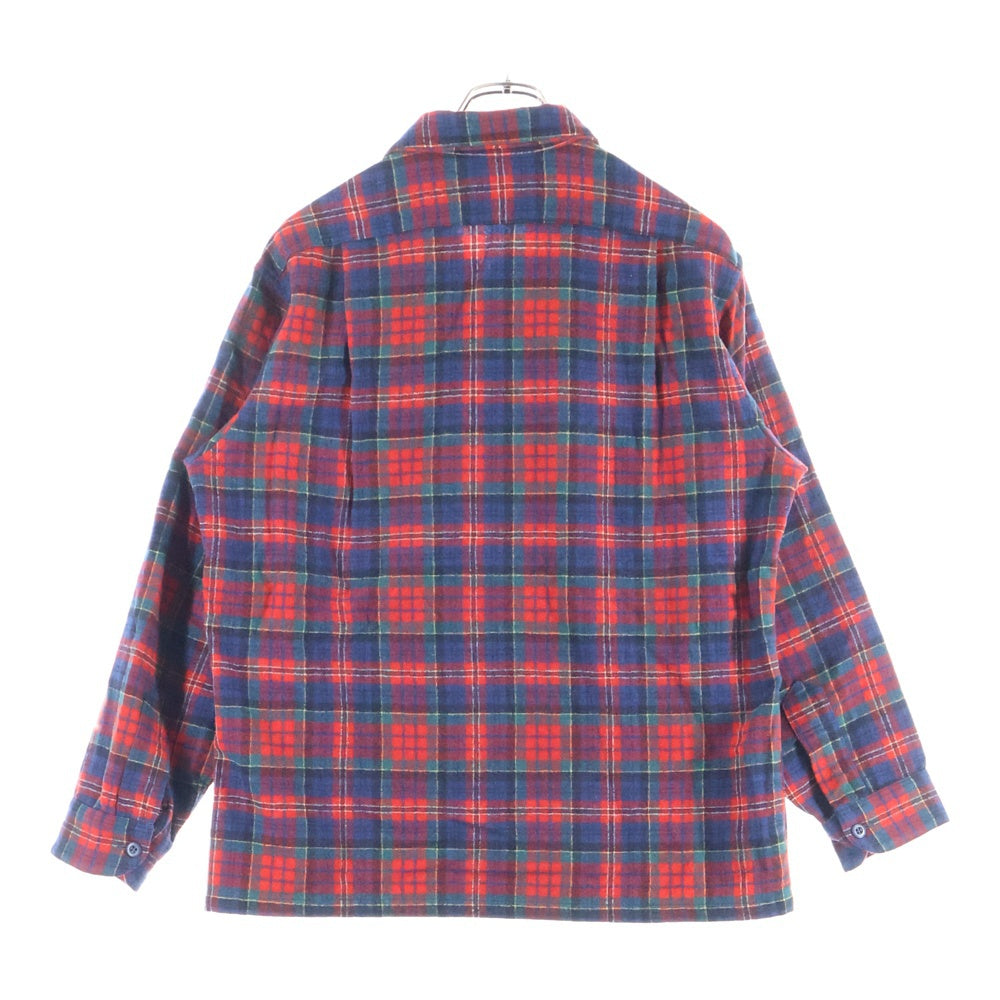 PENDLETON(ペンドルトン) 70S VINTAGE WOOL L/S CHECK SHIRT ヴィンテージ ウール チェック 長袖シャツ レッド/グリーン/ブルー