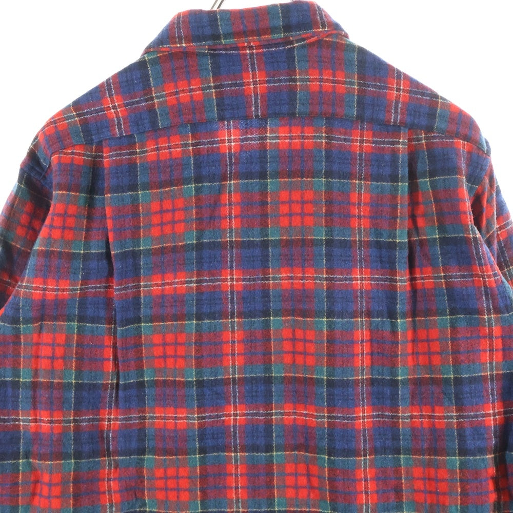 PENDLETON(ペンドルトン) 70S VINTAGE WOOL L/S CHECK SHIRT ヴィンテージ ウール チェック 長袖シャツ レッド/グリーン/ブルー