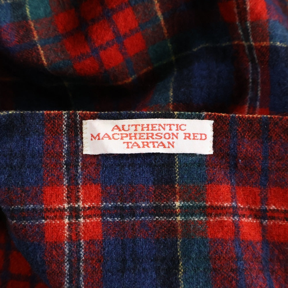 PENDLETON(ペンドルトン) 70S VINTAGE WOOL L/S CHECK SHIRT ヴィンテージ ウール チェック 長袖シャツ レッド/グリーン/ブルー