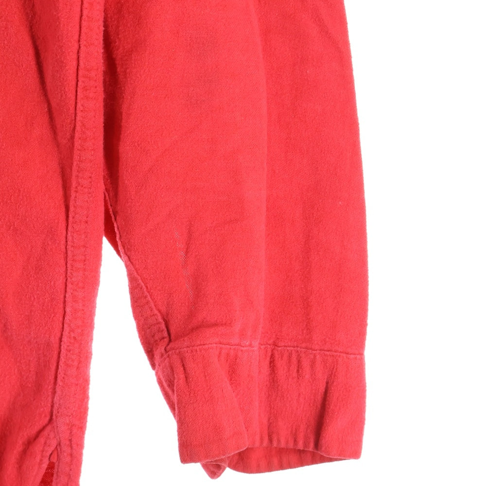 VINTAGE(ヴィンテージ) 50S KING KOLE L/S SHIRT キングコール マチ付き 長袖シャツ レッド