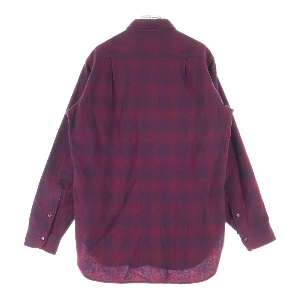 PENDLETON(ペンドルトン) 50S VINTAGE WOOL L/S OMBRE CHECK SHIRT ヴィンテージ ウール オンブレチェック 長袖シャツ レッド/ブラック