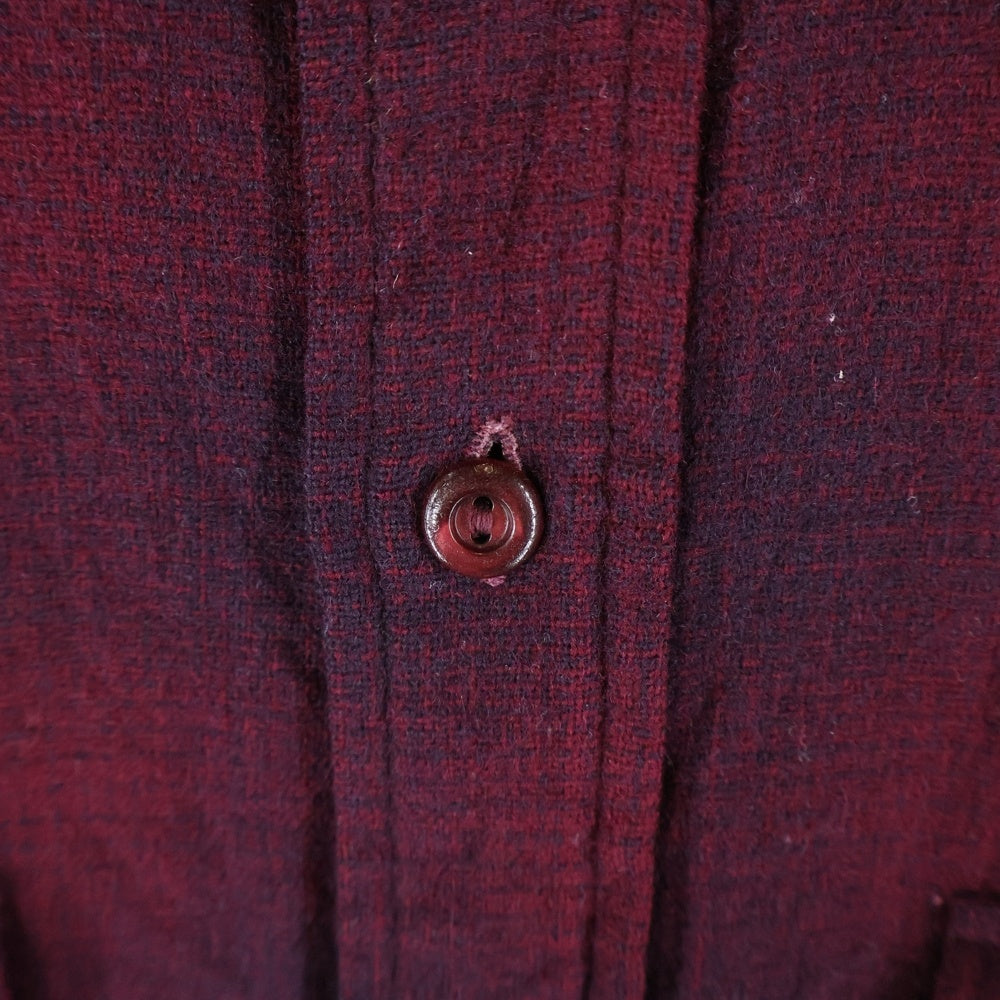 PENDLETON(ペンドルトン) 50S VINTAGE WOOL L/S OMBRE CHECK SHIRT ヴィンテージ ウール オンブレチェック 長袖シャツ レッド/ブラック