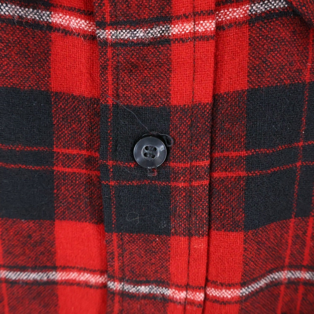 PENDLETON(ペンドルトン) 50S VINTAGE WOOL L/S CHECK SHIRT ヴィンテージ ウール チェック 長袖シャツ レッド/ブラック