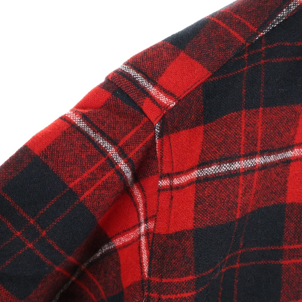 PENDLETON(ペンドルトン) 50S VINTAGE WOOL L/S CHECK SHIRT ヴィンテージ ウール チェック 長袖シャツ レッド/ブラック