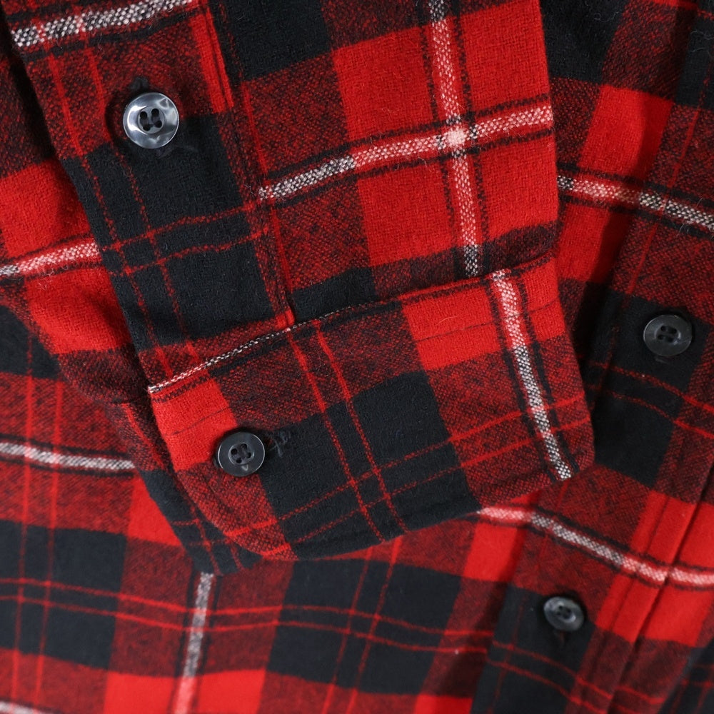 PENDLETON(ペンドルトン) 50S VINTAGE WOOL L/S CHECK SHIRT ヴィンテージ ウール チェック 長袖シャツ レッド/ブラック