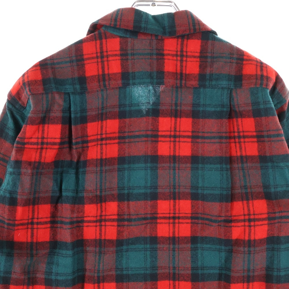 PENDLETON(ペンドルトン) 50S VINTAGE WOOL L/S CHECK SHIRT ヴィンテージ ウール チェック 長袖シャツ レッド/グリーン