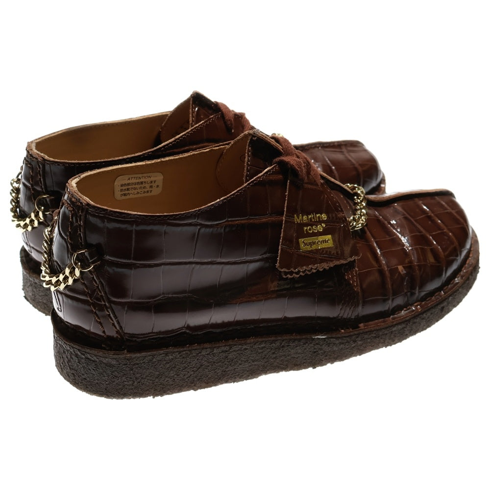 SUPREME(シュプリーム) ×MARTINE ROSE Clarks Desert Trek ×マーティンローズ クラークス デザートトレック ローカットシューズ ブラウン US9/26.5cm