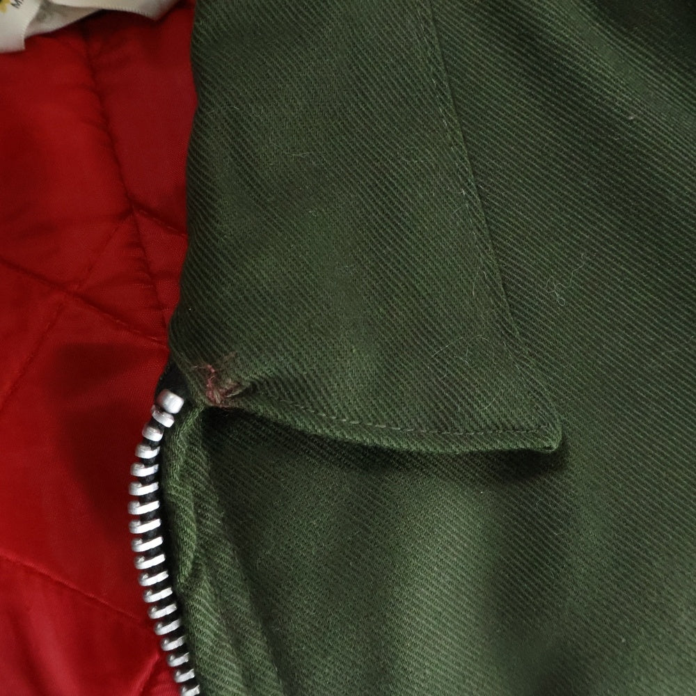 VINTAGE(ヴィンテージ) 70s Key Imperial Lined Work Jacket キーインペリアル キルティングライナー ジップアップ ワークジャケット カーキ