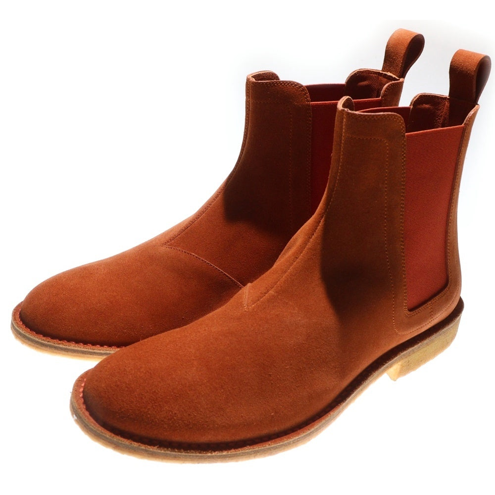 BOTTEGA VENETA(ボッテガヴェネタ) ダディ チェルシーサイドゴアアンクルブーツ スエード オレンジ