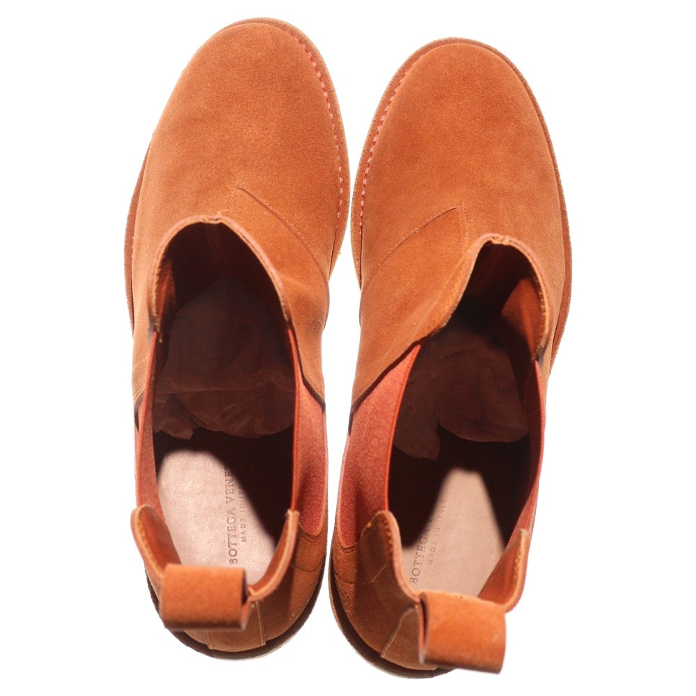BOTTEGA VENETA(ボッテガヴェネタ) ダディ チェルシーサイドゴアアンクルブーツ スエード オレンジ