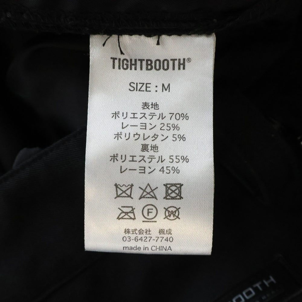 TIGHTBOOTH(タイトブース) 21SS SINGLE 2B JACKET & BAGGY FORMAL SLACKS シングル 2B テーラード ジャケット & バギー フォーマル スラックス ブラック