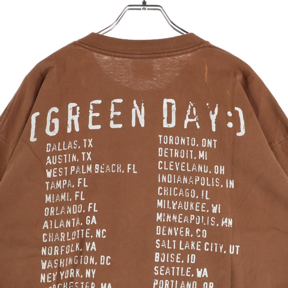 VINTAGE(ヴィンテージ) 90S GREEN DAY NIMROD L/S 97 グリーンデイ ニムロッド 長袖 Tシャツ カットソー ブラウン