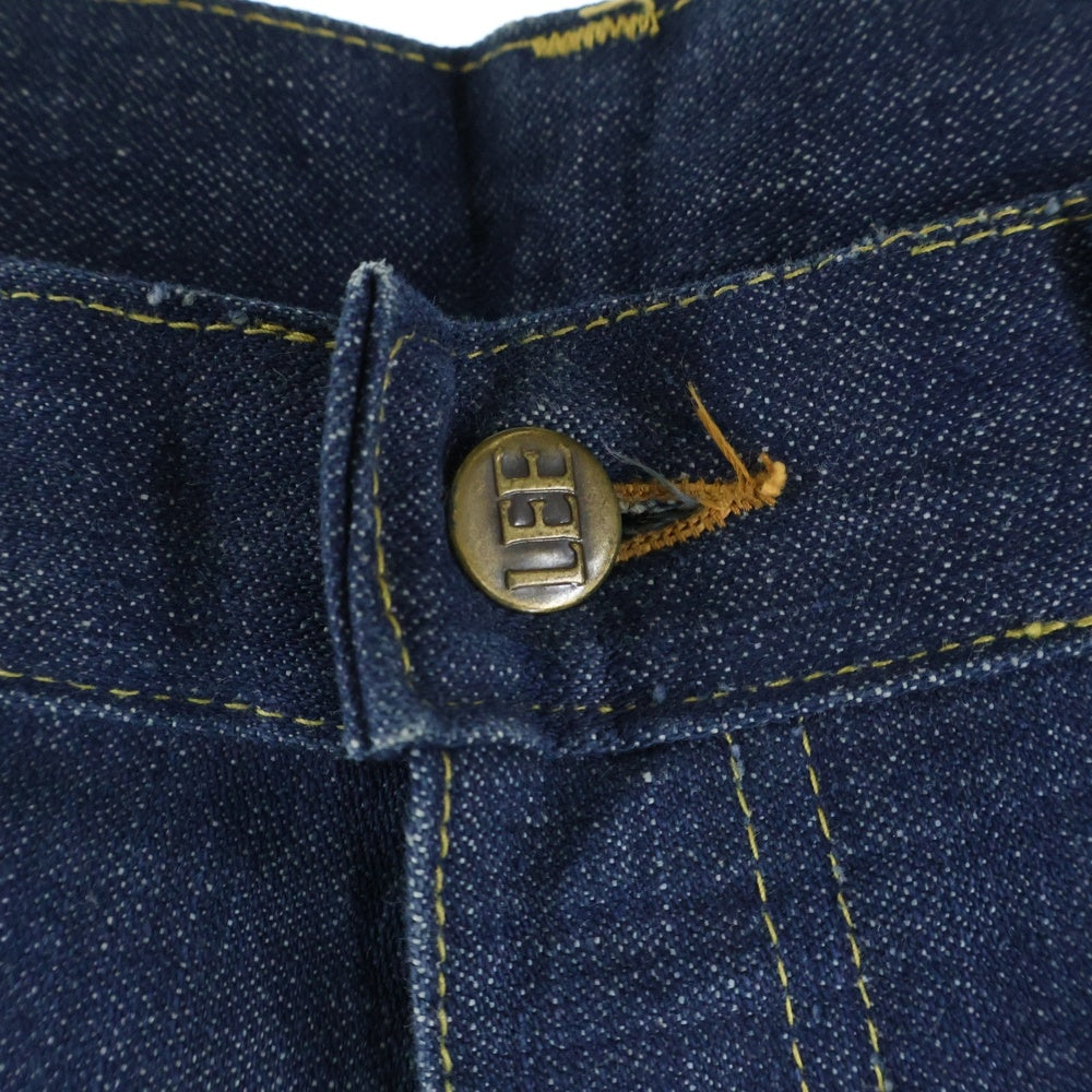 LEE(リー) 70s 大文字タグ 大文字刻印 42TALONZIP インディゴブルー パンツ ヴィンテージデニム