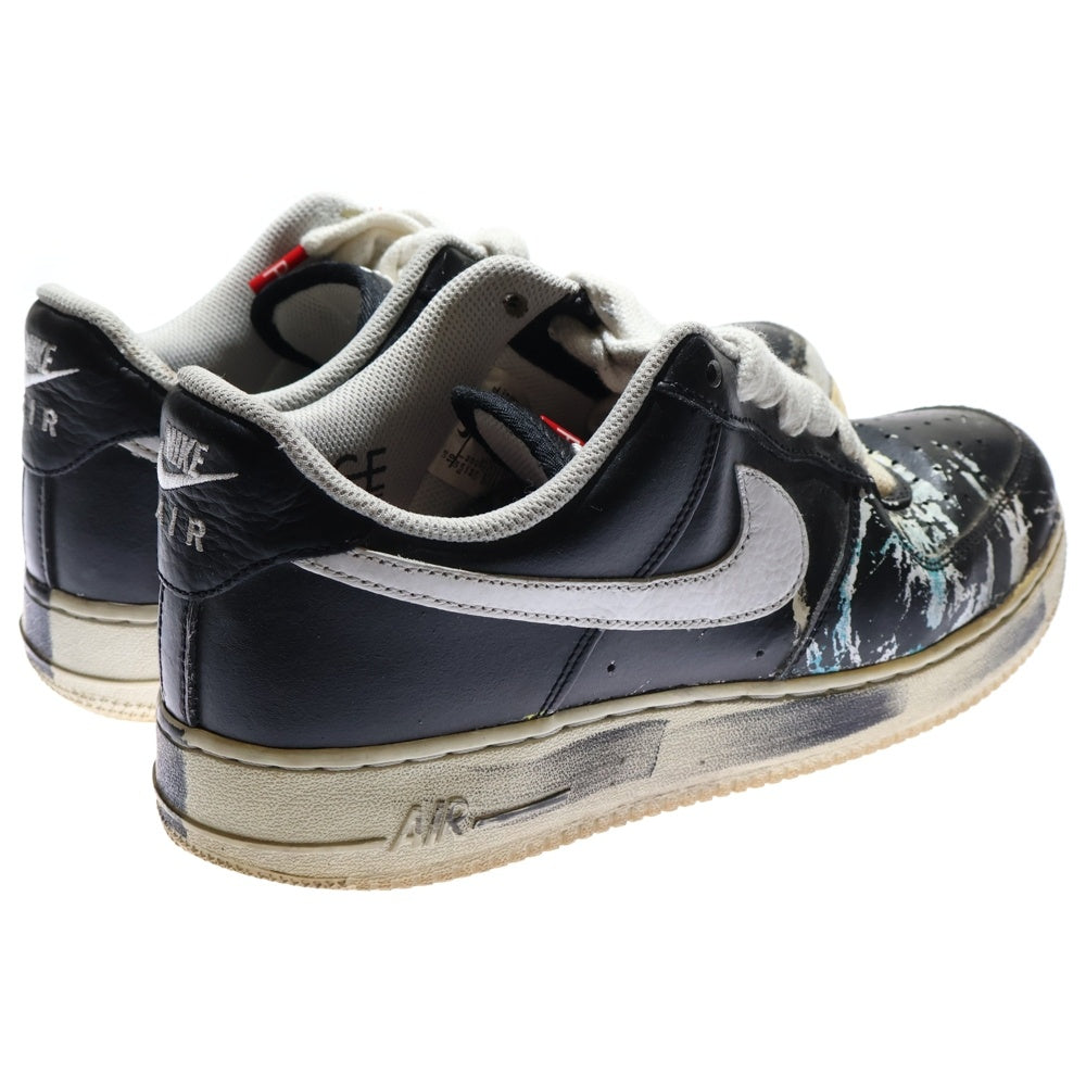NIKE(ナイキ) ×PEACEMINUSONE AIR FORCE 1 LOW PARA NOISE ピースマイナスワン エアフォース1 パラノイズ ローカットスニーカー ブラック US10/28cm AQ3692-001