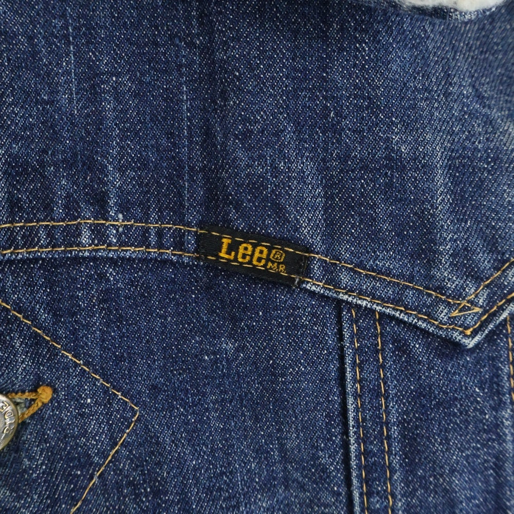 LEE(リー) 70-80s STORM RIDERS DENIM COAT ストームライダー デニムランチコート 裏ボアジャケット ブルー