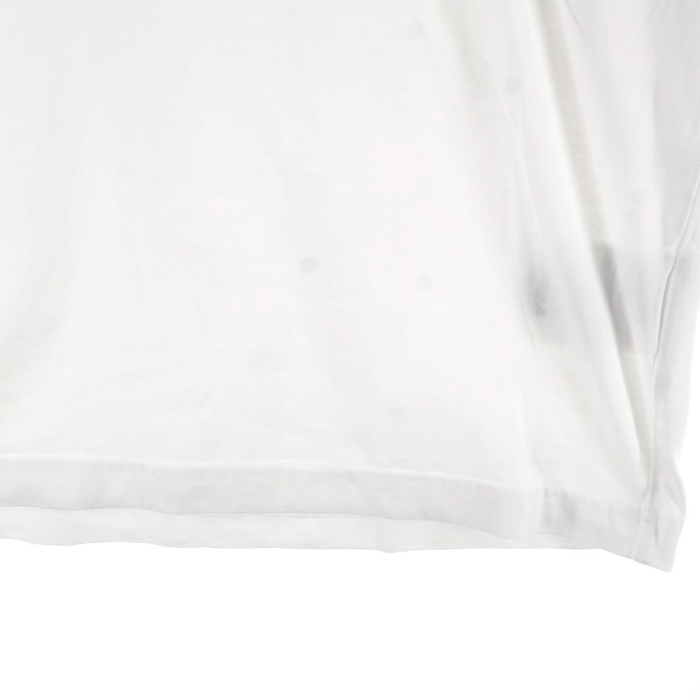 PAM(パム) プリント クルーネック長袖カットソー ホワイト