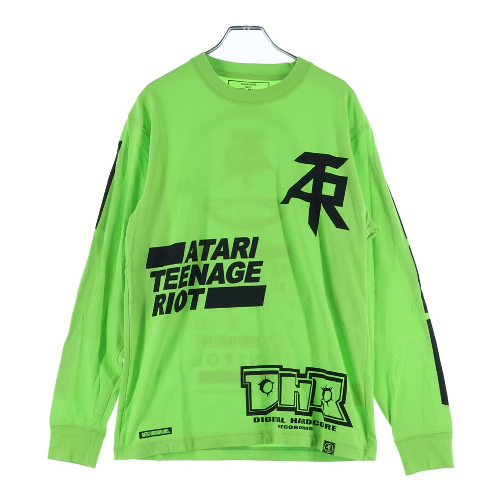 NEIGHBORHOOD(ネイバーフッド) ATR-2 CE-CREW LS 181MBATN-CSM06S プリント長袖Tシャツ グリーン