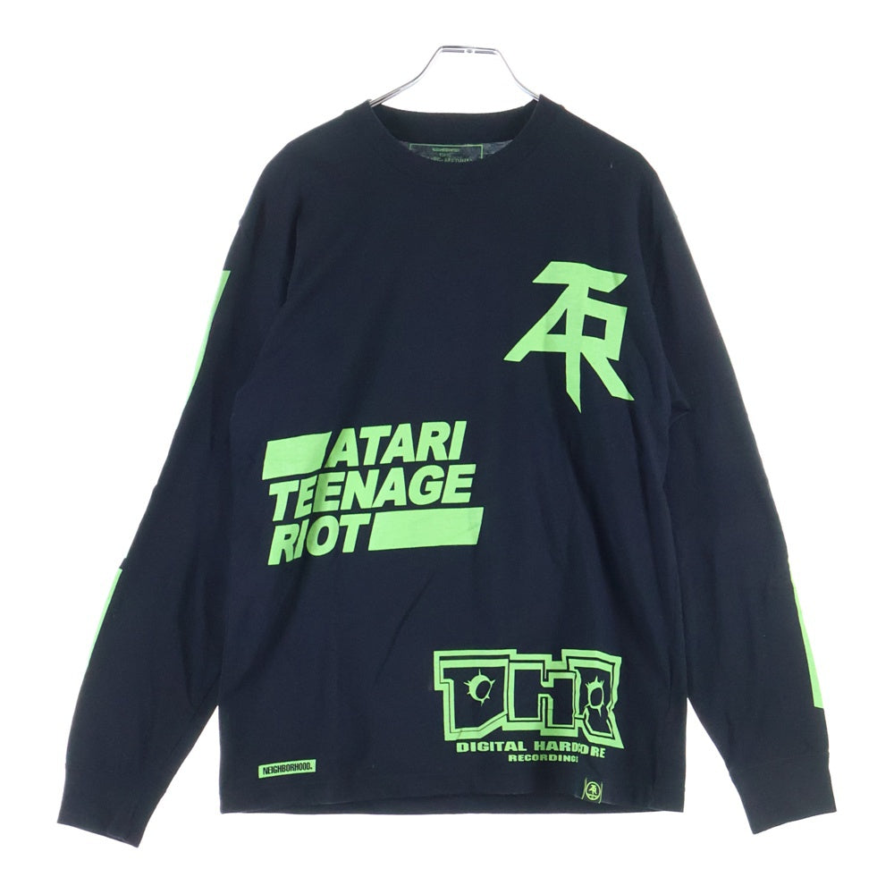 NEIGHBORHOOD(ネイバーフッド) ATR-2 CE-CREW LS 181MBATN-CSM02S プリント長袖Tシャツ ブラック