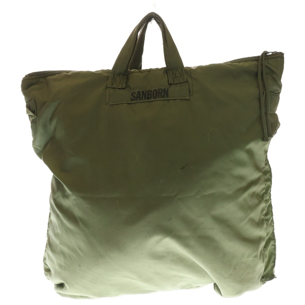 VINTAGE(ヴィンテージ) 70S U.S.A.F FLYING HELMET BAG SANBORN 71年製 ヘルメットバッグ カーキ DSA 100-71-C1579
